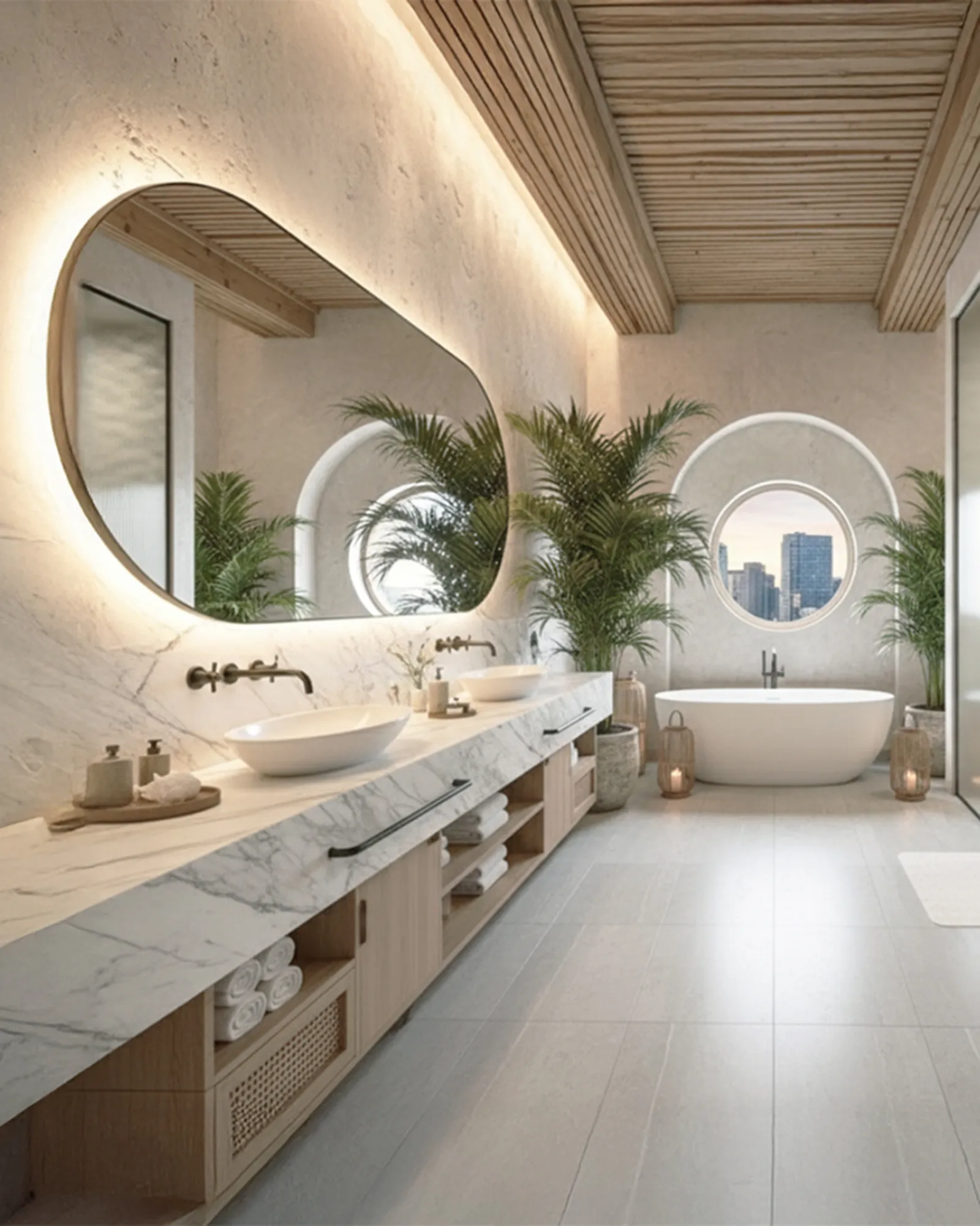 スイートバスルーム