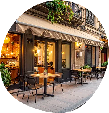 ベジフルカフェの外装